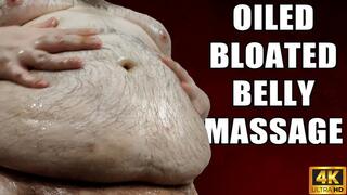 KingMarti: Oiled Bloated Belly Message - 4k UHD 2160p