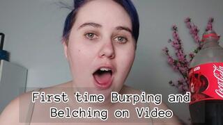 Annie Thyme First time Burping and Belching on Video