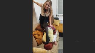 SISSY FACESLAPPED AND HUMILIATED BY THE SCHOOL'S BULLY