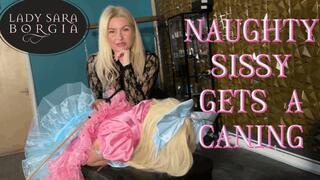 Naughty Sissy gets a Caning (720p)