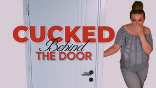 Cucked Behind The Door - Darcy James takes a big dick while you listen pathetically behind the door - Audio, Cuckold, Humiliation