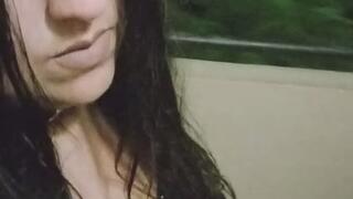 Goth mode look with a chain