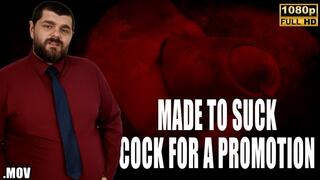 KingMarti: Made To Suck Cock For A Promotion - Full HD 1080p - MOV