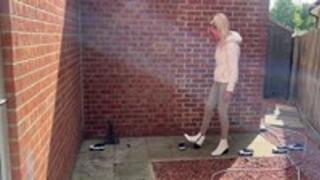 5 remote control cars crushed