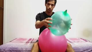 Pink Jumb balloon adventure -green balloon pop