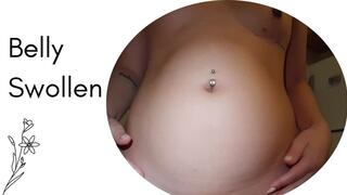 My belly button swollen again