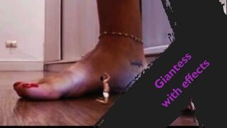 When he becomes my little toe, I turn into a Giant Goddess 720p