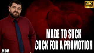 KingMarti: Made To Suck Cock For A Promotion - 4k uhd 2160p - MOV