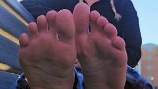 Pink Soles at the pier
