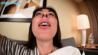 Goblin Goddess toys with tiny woman, SPIT and SALIVA FUN! GIANTESS VORE! Pt 3 - MOV