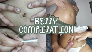 Bellybutton compilation: cleaning, oiling, fucking