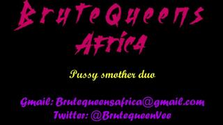 Facefucking duo on Neli's sorry face