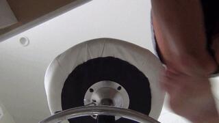 You are looking at the giantess under the table a