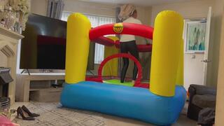 Happy Hop Bouncy Castle Overloaded And Destroyed