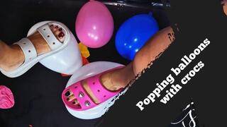 Balloon crush delight, feet in control 720p