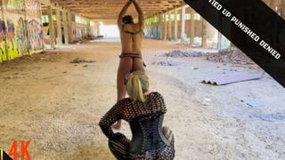 Spank stuck to the ceiling of the ruinn