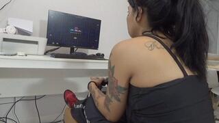 Gang bang fart and play game PART 1 by Bruna paes, Scarlet Blond, Bia Mello, Nicolly and Cleopatra cam by aline full hd