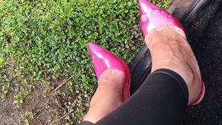 today i pump car pedals wearing high heels (7)