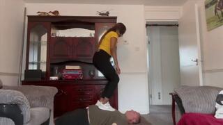 Miss Kassy Trampling In My Gym Shoes