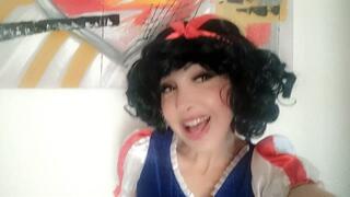 Giantess Snowhite spit on your face