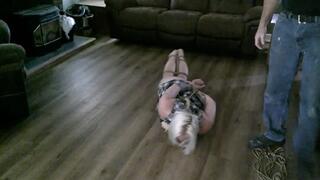 Vivica Struggling like Crazy in Rope Bondage Takedown HDmp4