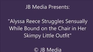 Alyssa Reece Chairbound in Her Shirt and Panties - HD
