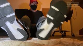 Nighttime foot tease