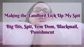 Landlord Punishment Lick The Spit Off Faery's Big Tits