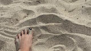 Wiggling Toes in Hot Sand