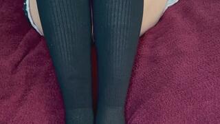 Bratty SPH in thigh highs and PJs before bedtime