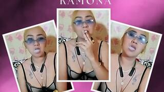 Nude Lips for Cork - Ramona - Smoking One Marlboro Menthol Cigarette