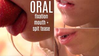 Oral Fixation: Tongue + Spit Tease