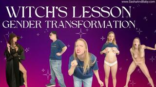 Witch Casts GENDER TRANSFORMATION Spell on Clueless Boy- Gender Transformation- Transformation Fantasy - Feminization