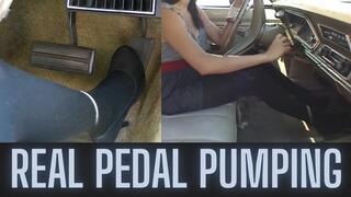 Hot Single-Mom Jump Starts 74' Plymouth in Heels & Bare Stockings