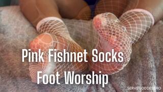 Pink Fishnet Socks Foot Worship - Royal Ro ebony feet pov hd mp4 1080p