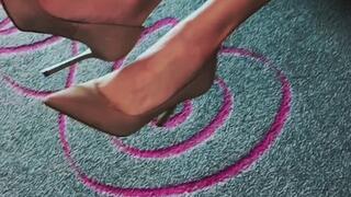 SUCKING MY TOES AFTER WORK (SELF WORSHIP)