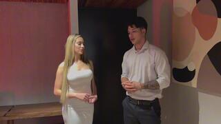 My estate agent wanted to charge me too much so I fucked him to get a good discount.