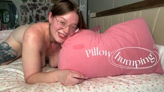 Pillow humping with vibrator