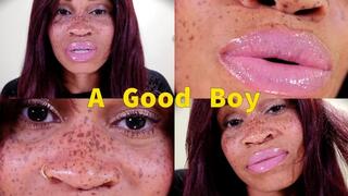 A Good Boy- Ebony Femdom Goddess Rosie Reed Slave Training Mental Conditioning- standard definition