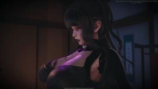 B035 Shrinking man gets swallowed by Asian beauty's pussy