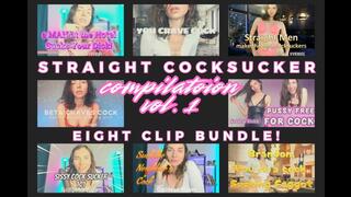 Straight Cocksuckers: Volume 1 Eight Clips Bundle