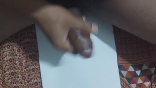 Hot oil massage at midnight ended with cumshot