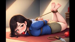 Bondage Confessions, Vol 77: Hogtied Rope and Gag Desires