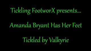 Amanda Bryant Has Her Feet Tickled by Valkyrie
