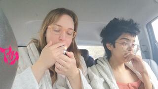 Phoenix and Circe V7: Trading smokey kisses and making out with some coughing and nose blowing