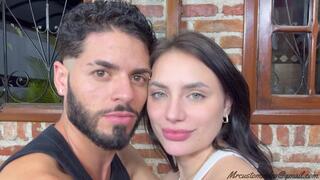 JADE TEACHING DEEP KISS FOR A NEW BOY - TOP GIRL JADE AND MARCELO - NEW MR AUG 2025 - CLIP 1