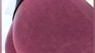 Tight Pink Shorts Pee