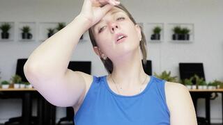 Sick woman Cough obsession