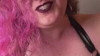 Dominant trans MILF plays with her sissy pet (POV)
