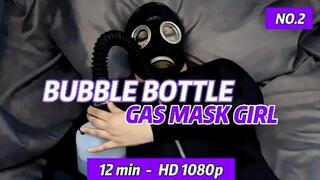 Bubble Bottle Ecstasy #2: 12-Min HD Gas Mask Fetish Exploration